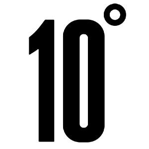 10 °