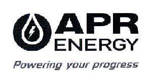 APR ENERGY POWERING YOUR PROGRESS